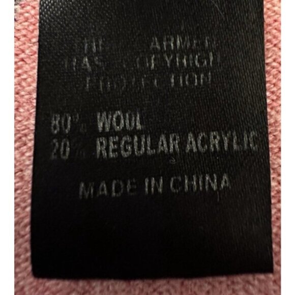 CUSTO Barcelona Beads Barbie inspired zip wool blend Knit Cardigan sweater Sm - Picture 15 of 15